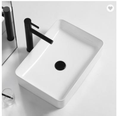 China Slim Edge Wash Basin Above Counter Ceramic Small Space Wash Basin Designs for sale