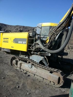 China Roc D7 used Atlas copco Crawler Drill Hydraulically controlled drill dig for sale