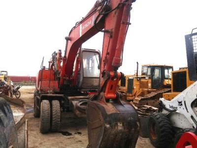 China used hitachi excavator wheel excavator for sale EX100WD-2 for sale
