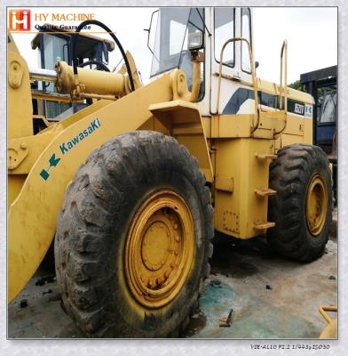 China Used loader kawasaki KLD85Z-III front end loader original made in Japan used in shanghai for sale