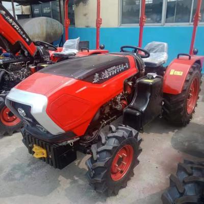 Chine tracteur de tracteur de ferme de petite de jardin de moteur diesel d'entraînement à quatre roues de 55HP 4X4 mini ferme de machines agricoles à vendre