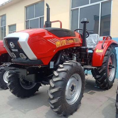 China Factory Supply 4*4 Wheeled 35HP 45HP 55HP 60HP 4WD Walking Diesel transmission box fuel diesel tractor with front end lo for sale