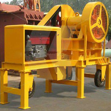 China 7-10t Mobile Cone Crushing Station mobile crushing plant station construction stone production line  portable rock crush for sale