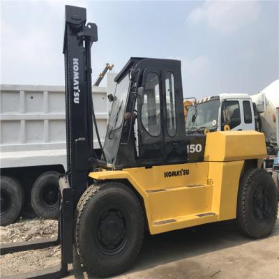 China Used Diesel Forklift 15 Ton Fd150 Made in Japan, Komatsu Forklift 15ton for sale