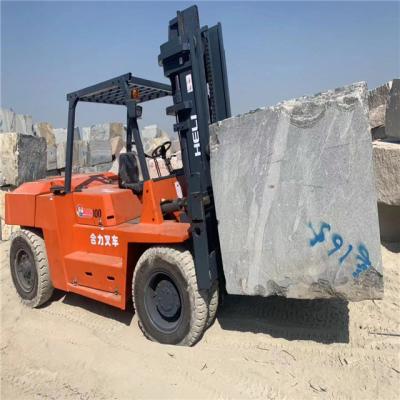 China Used Heli 10ton Diesel Forklift, Fd100 Forklift with Fork and Isuzu Engine for sale
