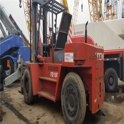 China Old Model Used Forklift Japan Diesel Tcm 18ton Fd180 Forklift with Good Working Condition for sale