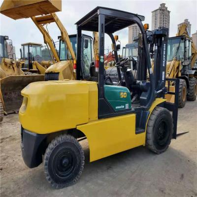China Used Forklift Komats U Fd50 5 Ton Diesel Forklift with Good Working Condition for sale