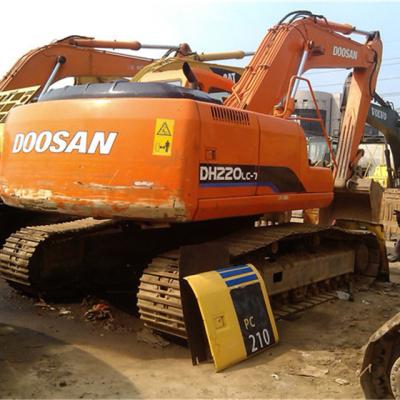 Chine Excavatrice utilisée Digger de Doosan Dh 220LC-7 Corée d'excavatrice avec le bon moteur à vendre à vendre