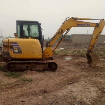 China Used Small Excavator Komats U PC56 PC55 Mini Excavator 6 Ton with Good Working Condition for sale
