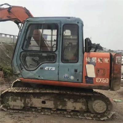 China Used Excavator Hitachi Ex60-2 Small Excavator, Crawler Excavator with Isuzu Engine Made in Japan for sale