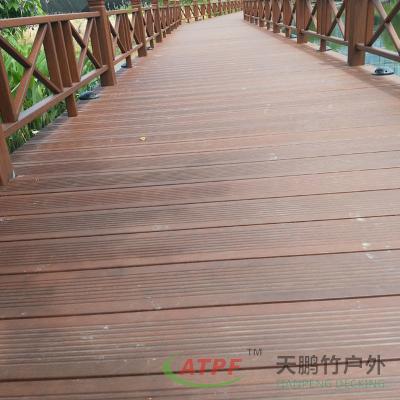 China Eco Friendly Carbonized Bamboo Deck Railing Outdoor for sale