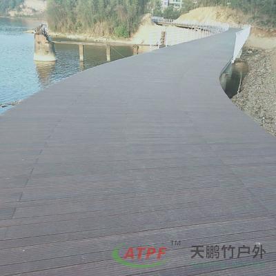 China Weatherproof Bamboo Railings Wooden Decking Rail for sale