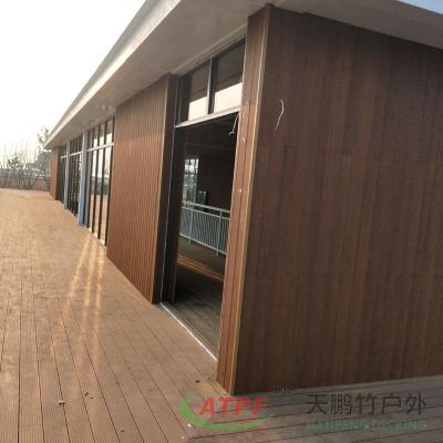 China ISO14000 Eco Friendly Bamboo Outdoor Wall Panels Customizable for sale