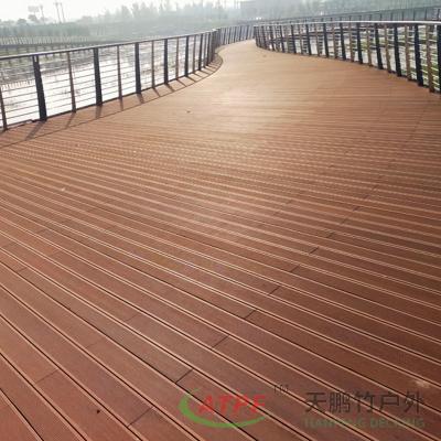China Timber Bamboo Outdoor Wall Panels Cladding Moisture Proof for sale