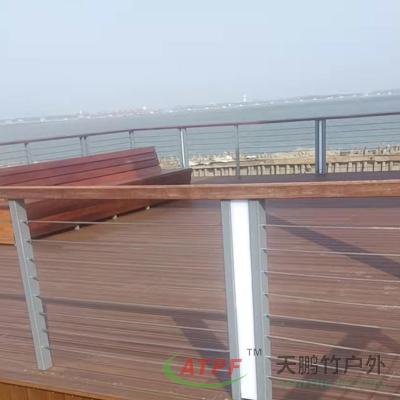 China Revestimiento de pared exterior de bambú resistente a la intemperie ISO14000 en venta