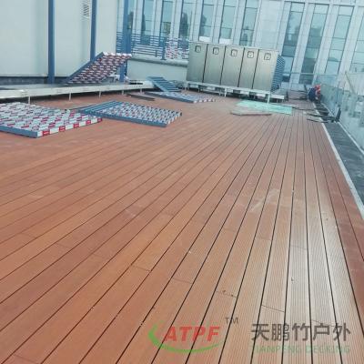 China Revestimiento de revestimiento exterior residencial de bambú Paneles de pared de bambú real en venta