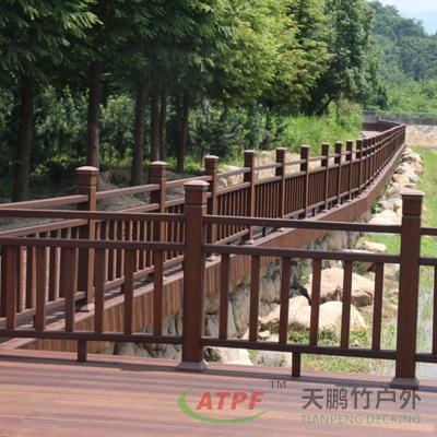 China Carbón de bambú de cubierta exterior de suelo de alta resistencia en venta