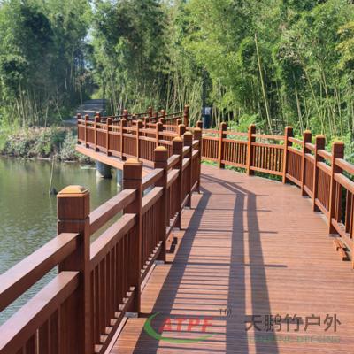 China Waterproof Bamboo Wood Planks Decking Floor ODM for sale