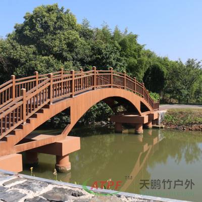 China Patio de bambú de suelo anticorrosivo en venta