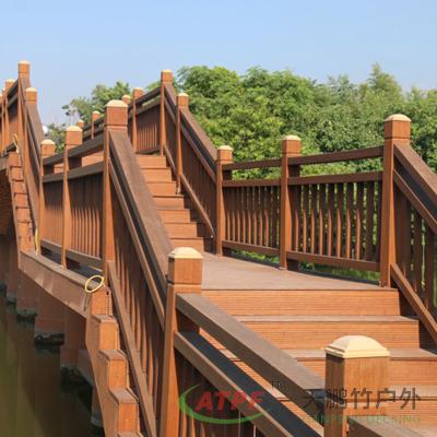 Chine ODM 150mm planches de terrasse bois de bambou pour les terrasses à vendre