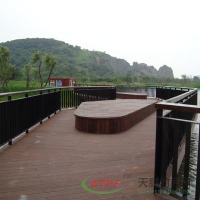 China Outdoor Lightweight Floor Decking Boards Material não combustível de bambu à venda
