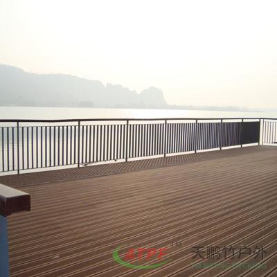 China Recycled Bamboo Wood Floor Decking Boards Panels Wide Plank for sale