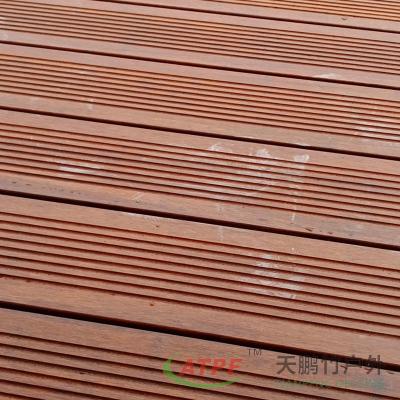 China Commercial Weathered Decking Boards Bamboo Flooring 28mm for sale