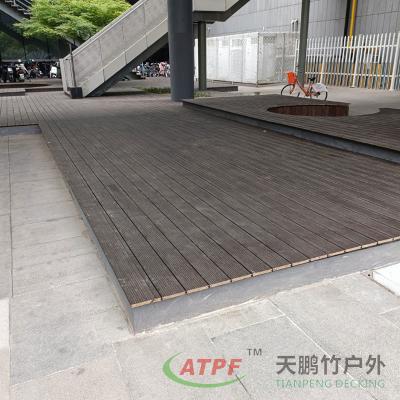China Timber Bamboo Decking Boards Caramel Carbonized Bamboo In Bulk for sale