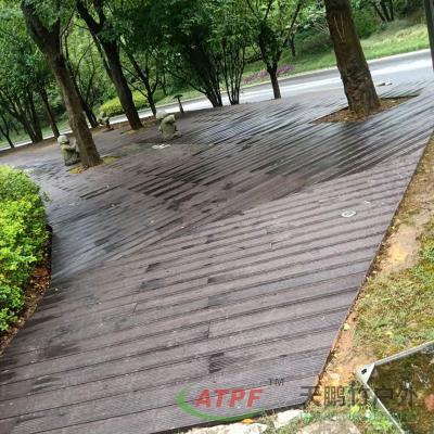 China FSC Certified Dark Decking Boards Bamboo Outdoor Decking for sale