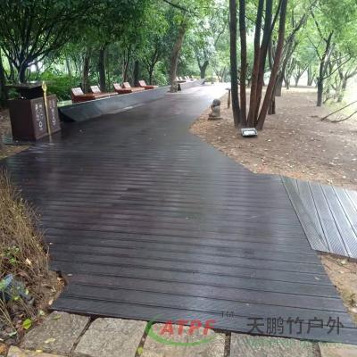 中国 エコフレンドリー 2x8 デッキボード プレミアム 炭化物 固体竹 OEM 販売のため