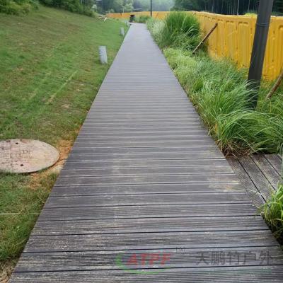China Outdoor 4.2 M Bamboo Wood Decking Boards Weatherproof for sale