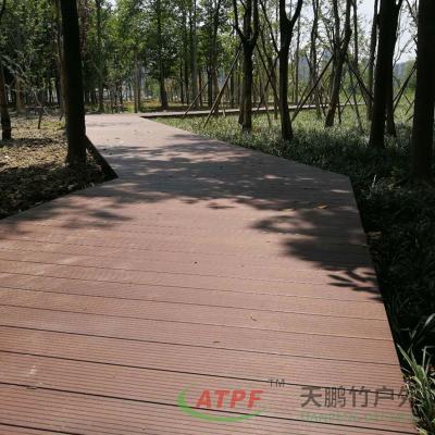 China Tabla de cubierta de madera de bambú carbonizada de 18 pies OEM en venta
