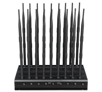 China 3G 4G 5G Cell Phone Wifi Blocker 18 Bands Remote Control Signal Jammer for sale