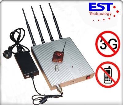 China High Powered Cell Phone Signal Jammer , Cell Phone Signal Blocker for sale
