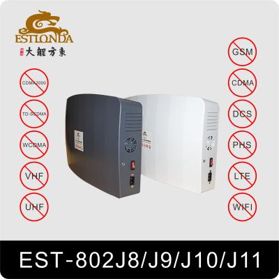 China Van de de Celtelefoon van 2G/3G/4G+VHF+UHF+5.8G Wifi de Frequentiestoorzender Ingebouwd met Antenne 8 Te koop