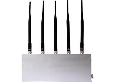 China EST-808D GSM Mobile Phone Signal Jammer 33dbm ( 5 Antenna ) , 930 - 960MHz for sale