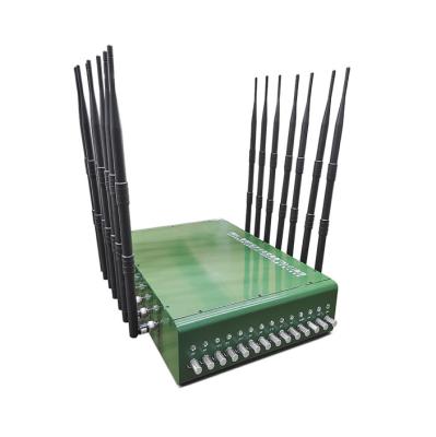 China Desktop 14 Bands Mobile Phone Blocker 80 Meters Coverage for Security use for sale