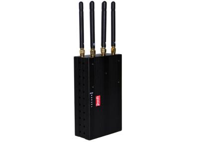 China 10 Meters Range Portable Cell Phone Jammer 30dbm With DCS / PHS , 6 Antenna for sale