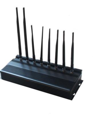 China Multi-functional 3G 4G Cell Phone Jammer EST-808N3 , GPS WiFi Lojack Jammer for sale