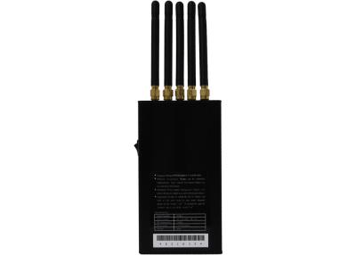 China Black GPS Cell Phone Signal Jammer For Schools , 5 W CDMA / GSM Blocker for sale