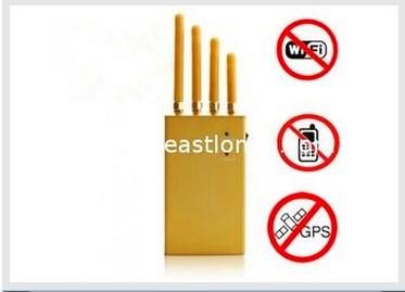 China 30dBm Portable GPS Cell Phone Jammer/blocker/shield for sale