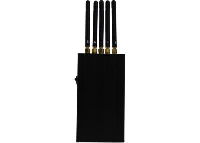 China 4W 5 Antenna Portable Cell Phone Jammer WIFI / GSM / 3G With Dip Switches for sale