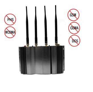 China Ordinary Cell Phone Signal Jammer for schools , CDMA GSM DCS PHS 3G for sale
