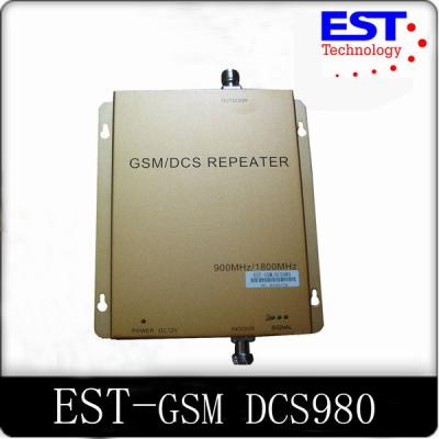 China Full-duplex EST-GSM DCS Dual Band Repeater / Mobile Phone Signal Repeater for sale