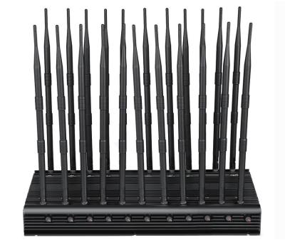 China 4G 5G WIFI Mobile Phone Signal Jammer 22 Bands 150W High Power for sale