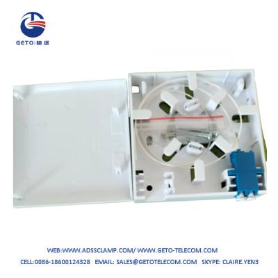 China Drop Cable Fiber Optic Terminal Box Wall Outlet Socket en venta