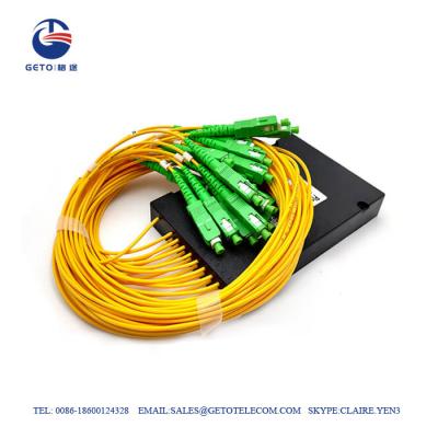 China 1*16 Fiber Optic Splitter For Cabinets SC-APC Plc for sale