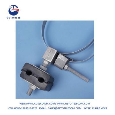 China Ageing Resistant Silver Down Lead Clamp 10-14/13-17mm Cable Size en venta
