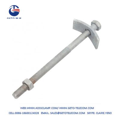 China High Tensile Strength Coupling Bolt Hot Dip Galvanized Customized Size for sale