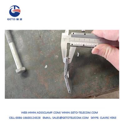 Κίνα H.D.G Steel Pole Line Hardwares For Power Line Fittings With High Heat Resistance προς πώληση